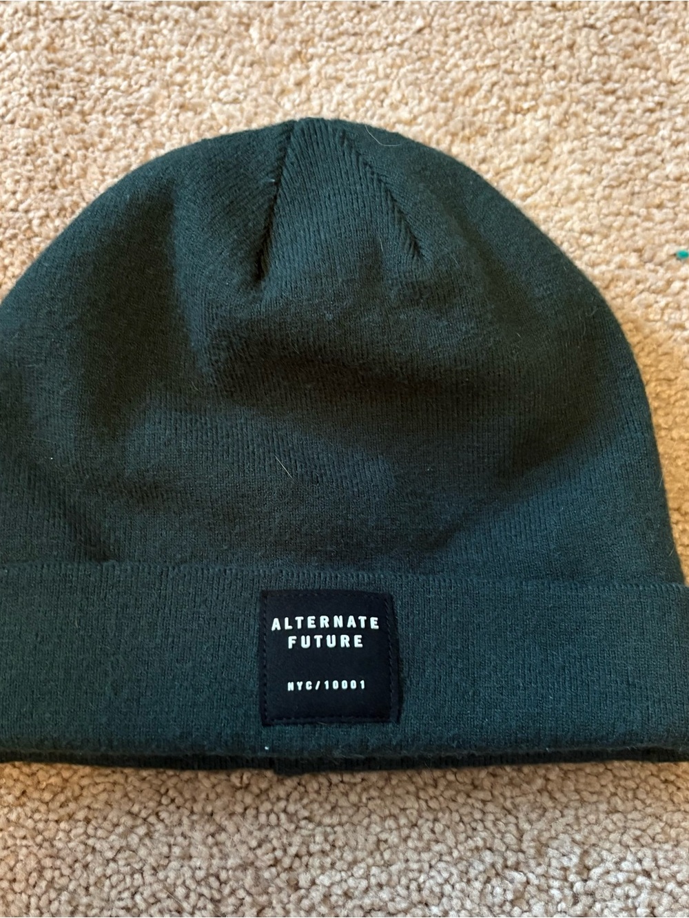 Men's Dark Green Beanie